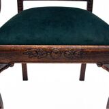 Chippendale style armchair, circa 1900. After renovation.