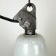Industrial Grey Enamel Factory Pendant Lamp from Zaos, 1960s