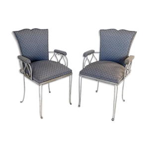Paire de fauteuils des