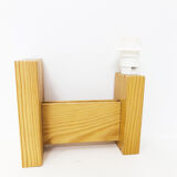 Scandinavian pine wall lamp, 1970-80