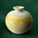 Vase en céramique jaune par Aldo Londi pour Bitossi, Italie, 1960