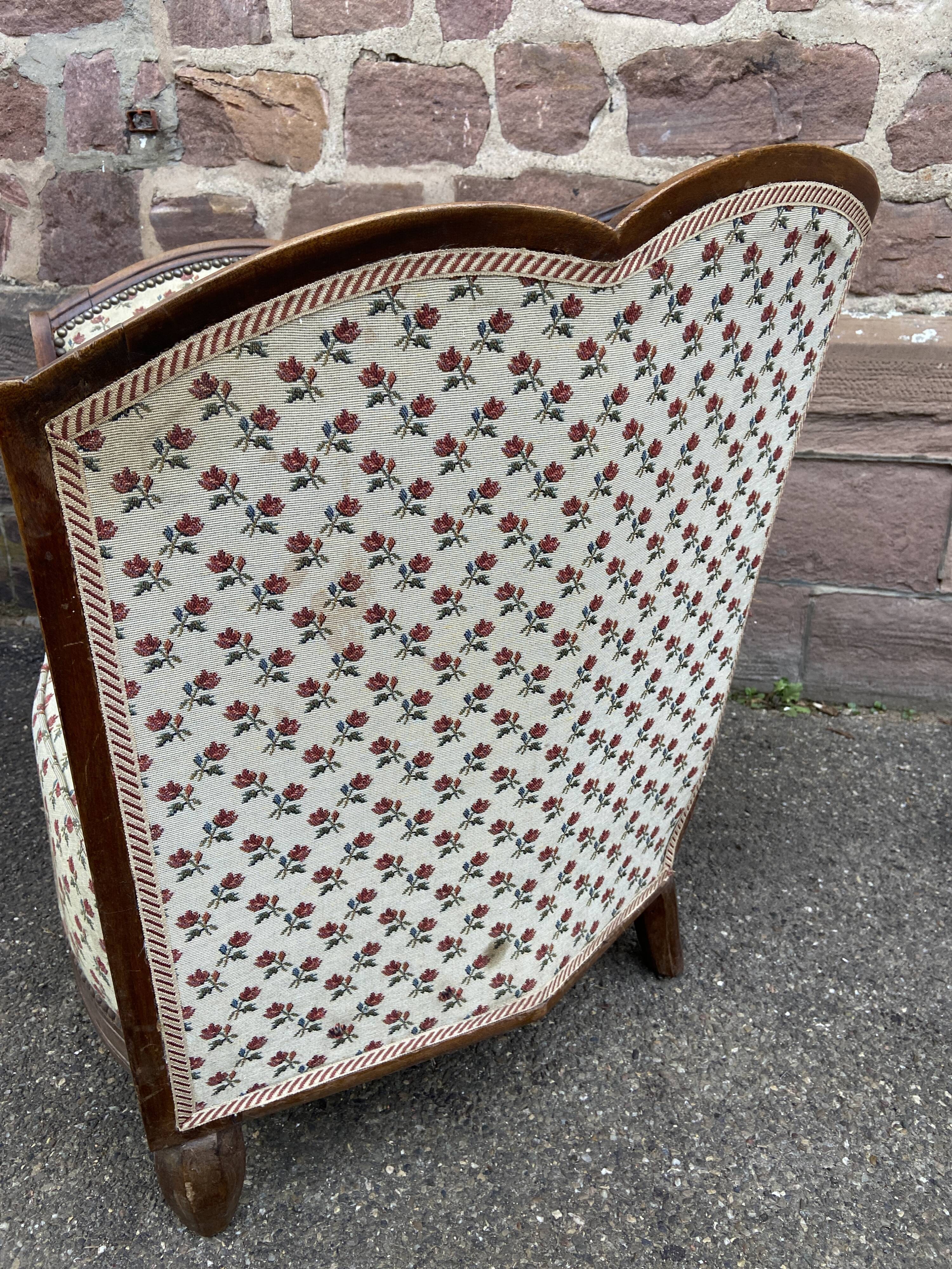 Vintage Art Deco armchair