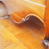 Old Louis XV low buffet in solid wood, cherry