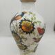 Decorated ceramic vase signed Pecchioli, 1950s