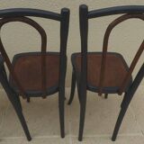 4 old Luterma bistro chairs with patterned seats – Completely refurbished