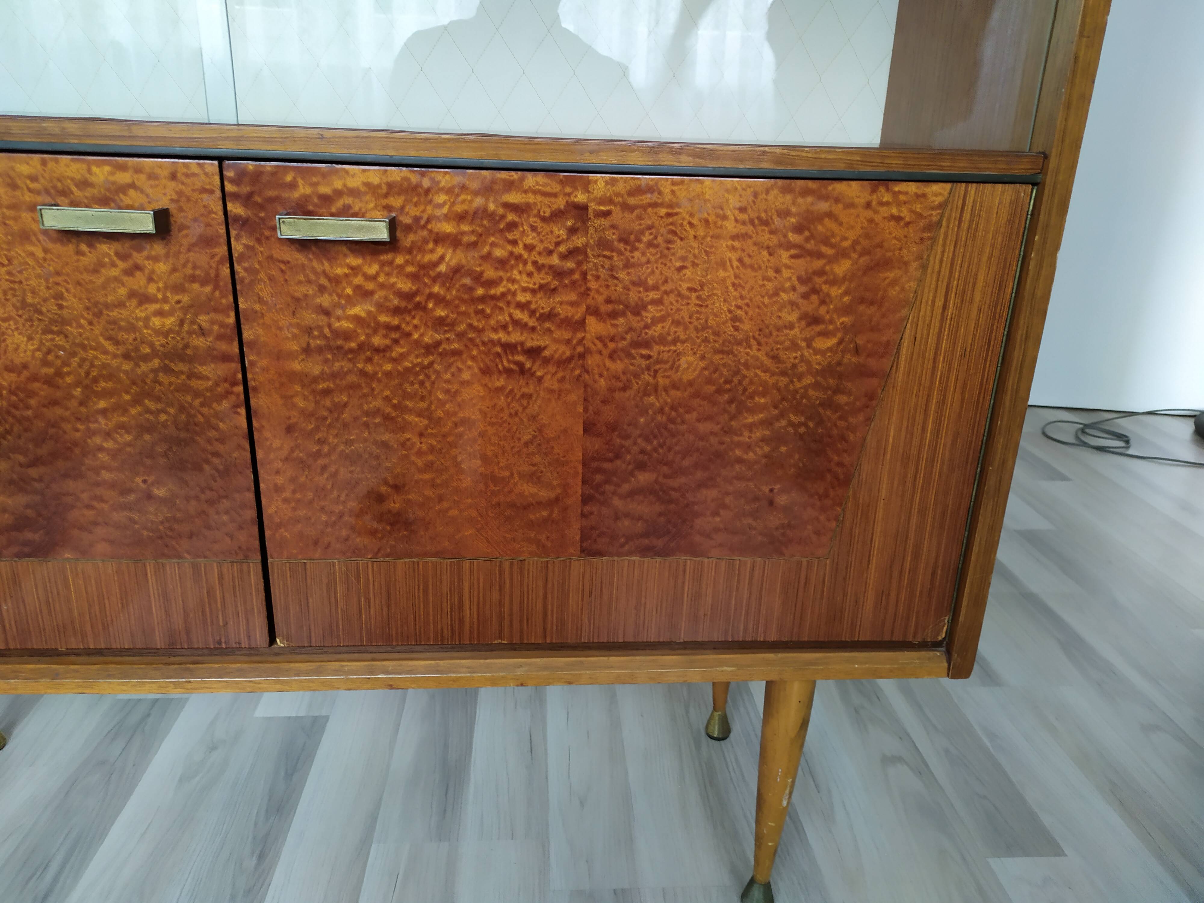 Bibliothèque en bois 1970