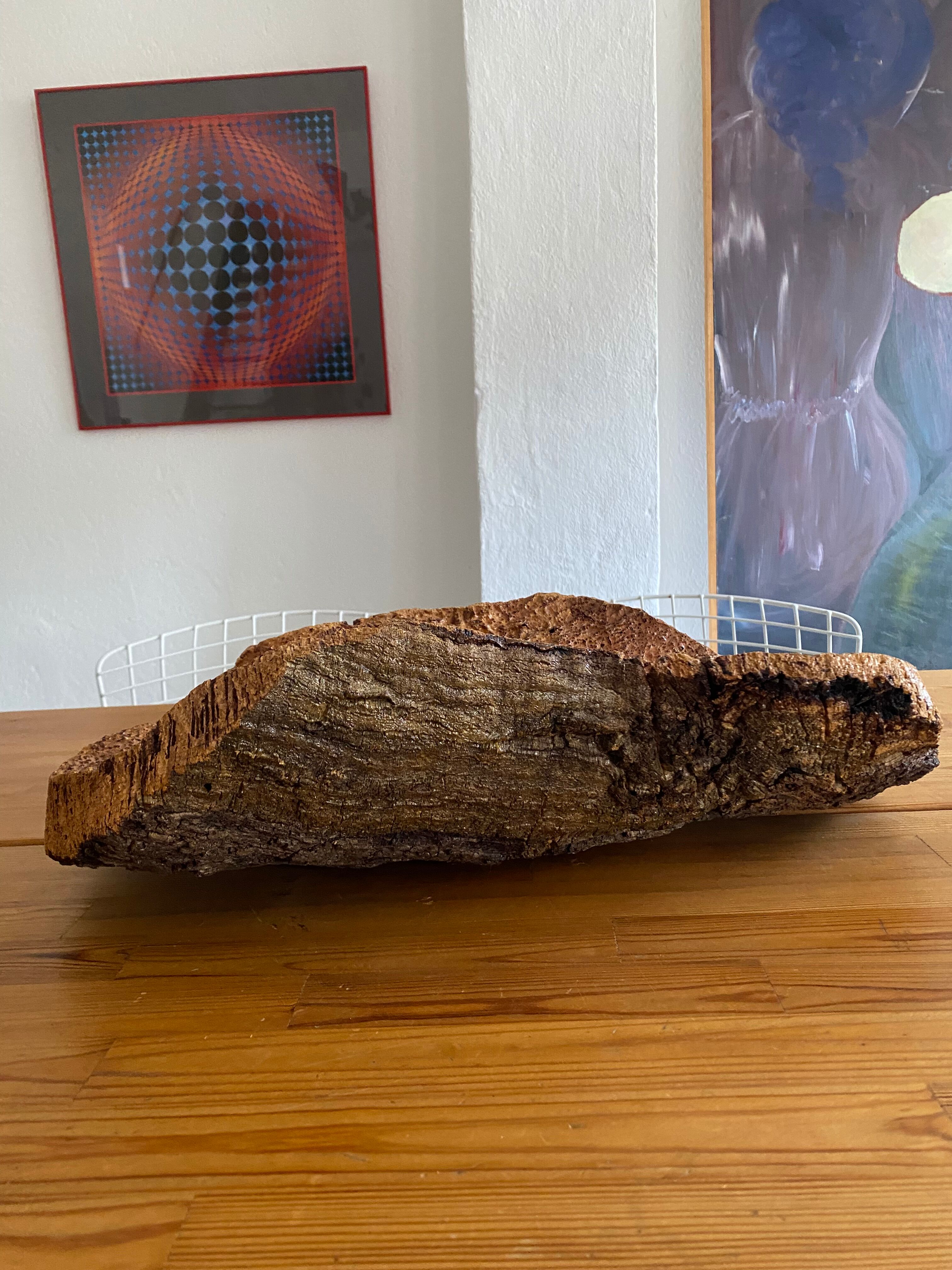 Natural cork cut free form vintage