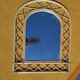 Bamboo arch mirror