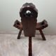 Brutalist tripod stool