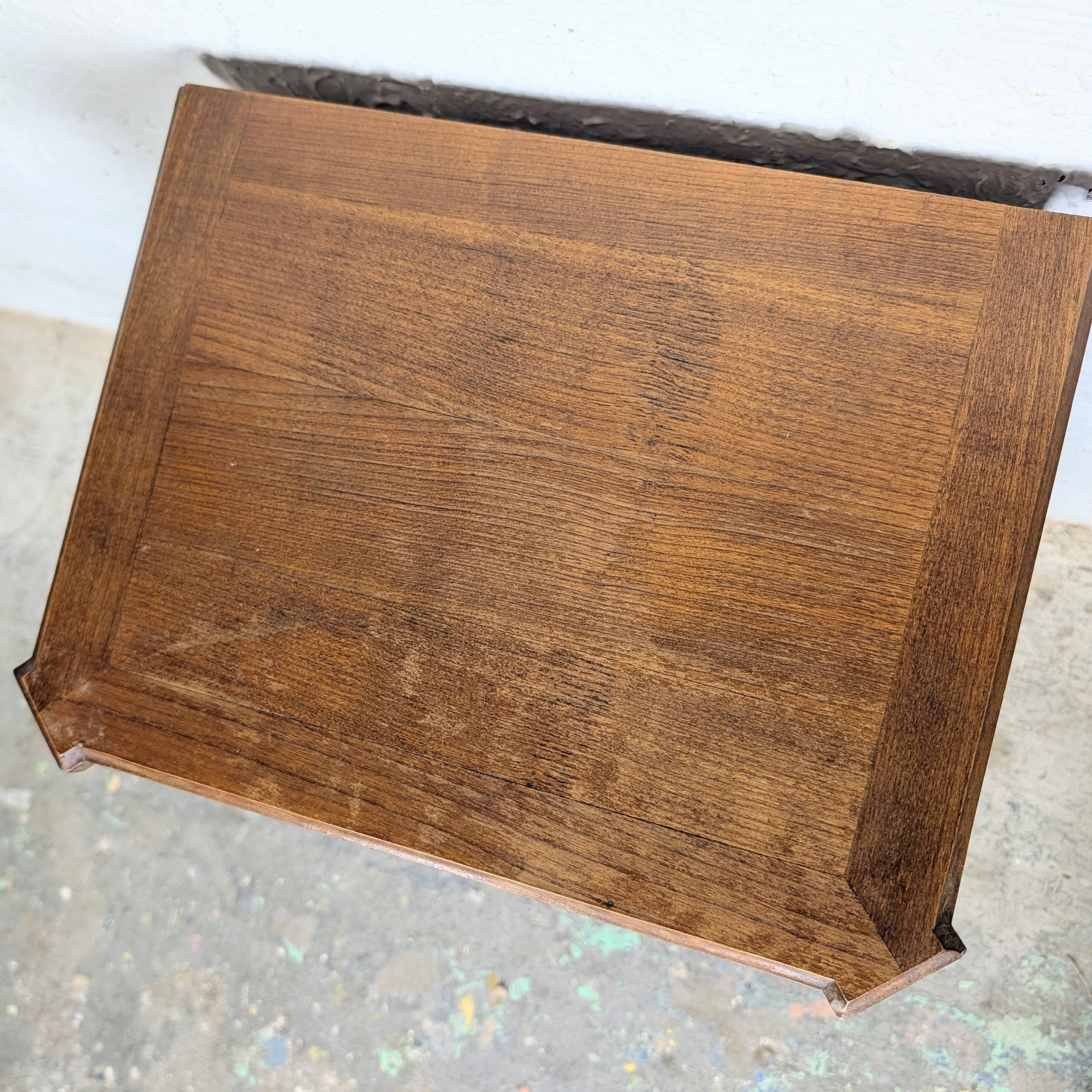 Louis XV style bedside table in solid wood