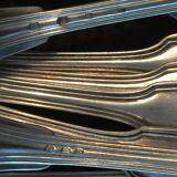 Chritofle cutlery in silver metal XX centuries