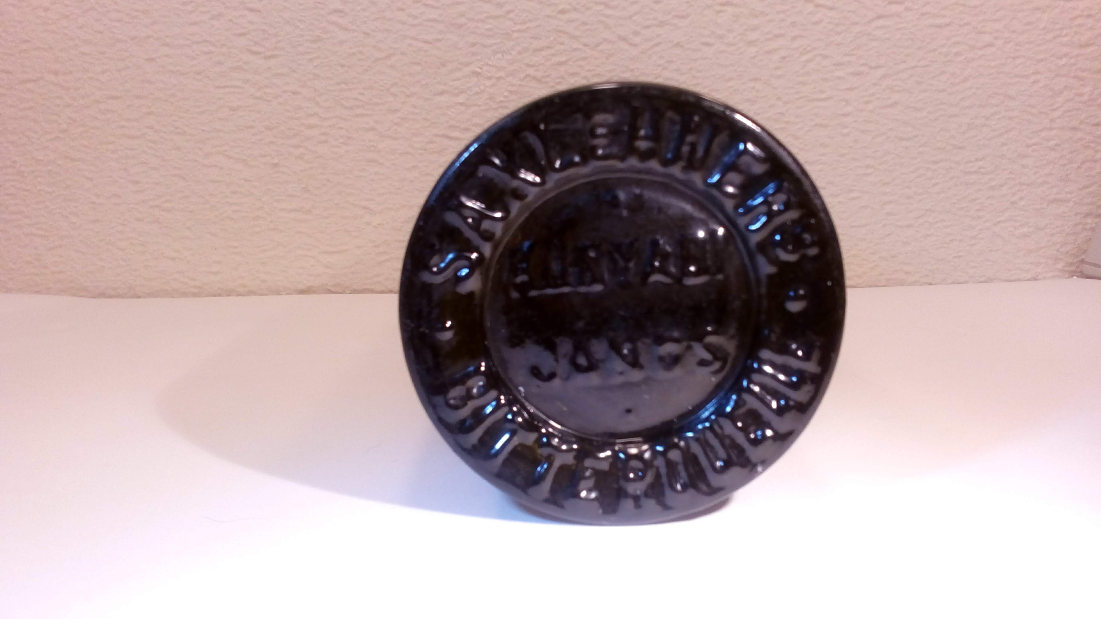 Green bottle Hunyadi Janos