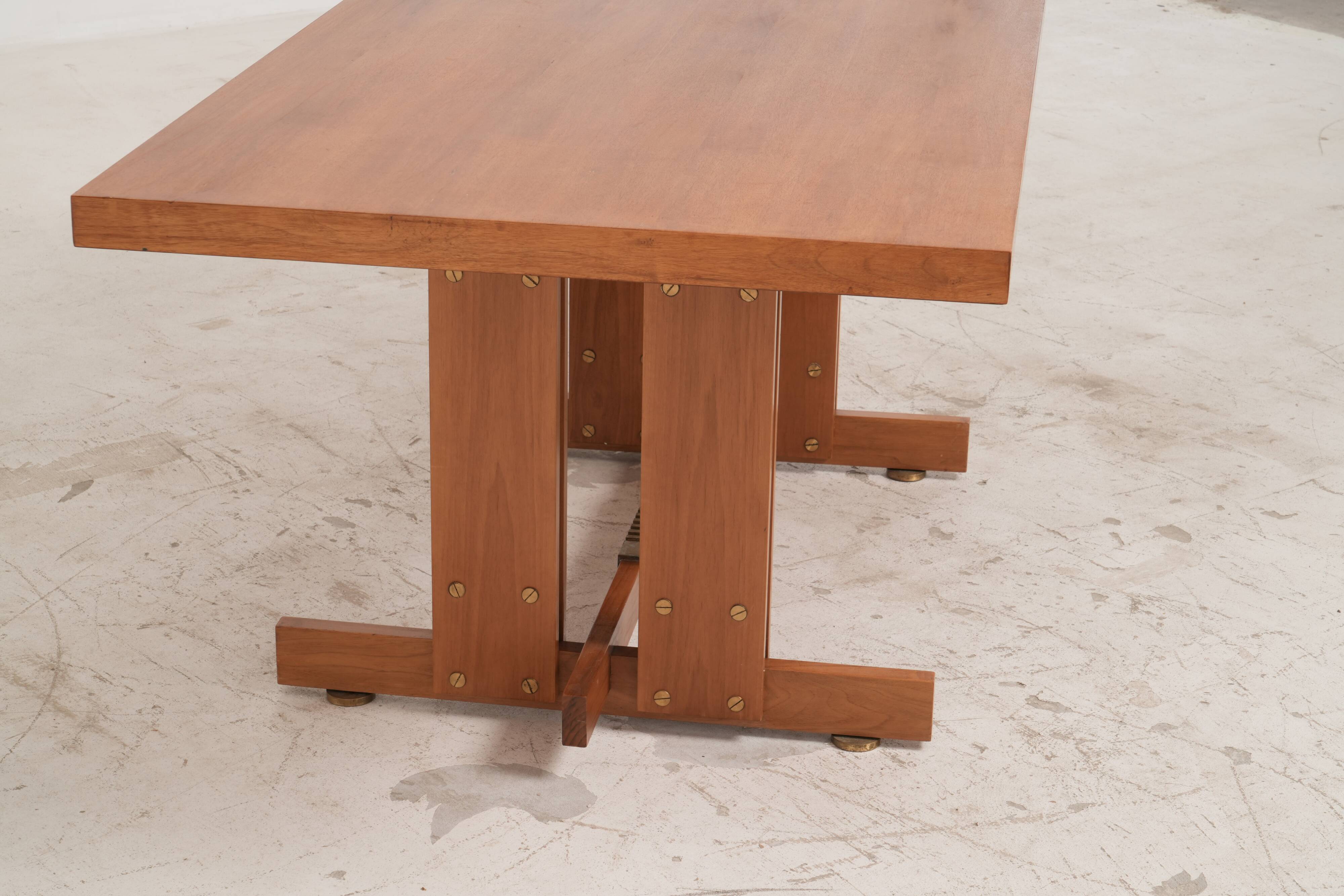 Ilmari Topiovaara/ Large Dining Table (wood)/ Vintage Design Dining Table