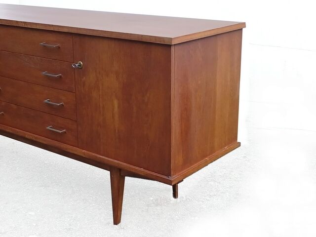 1950s solid wood sideboard