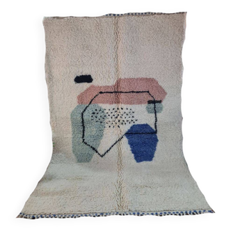 Berber mrirt handmade wool rug 250 X 150 CM