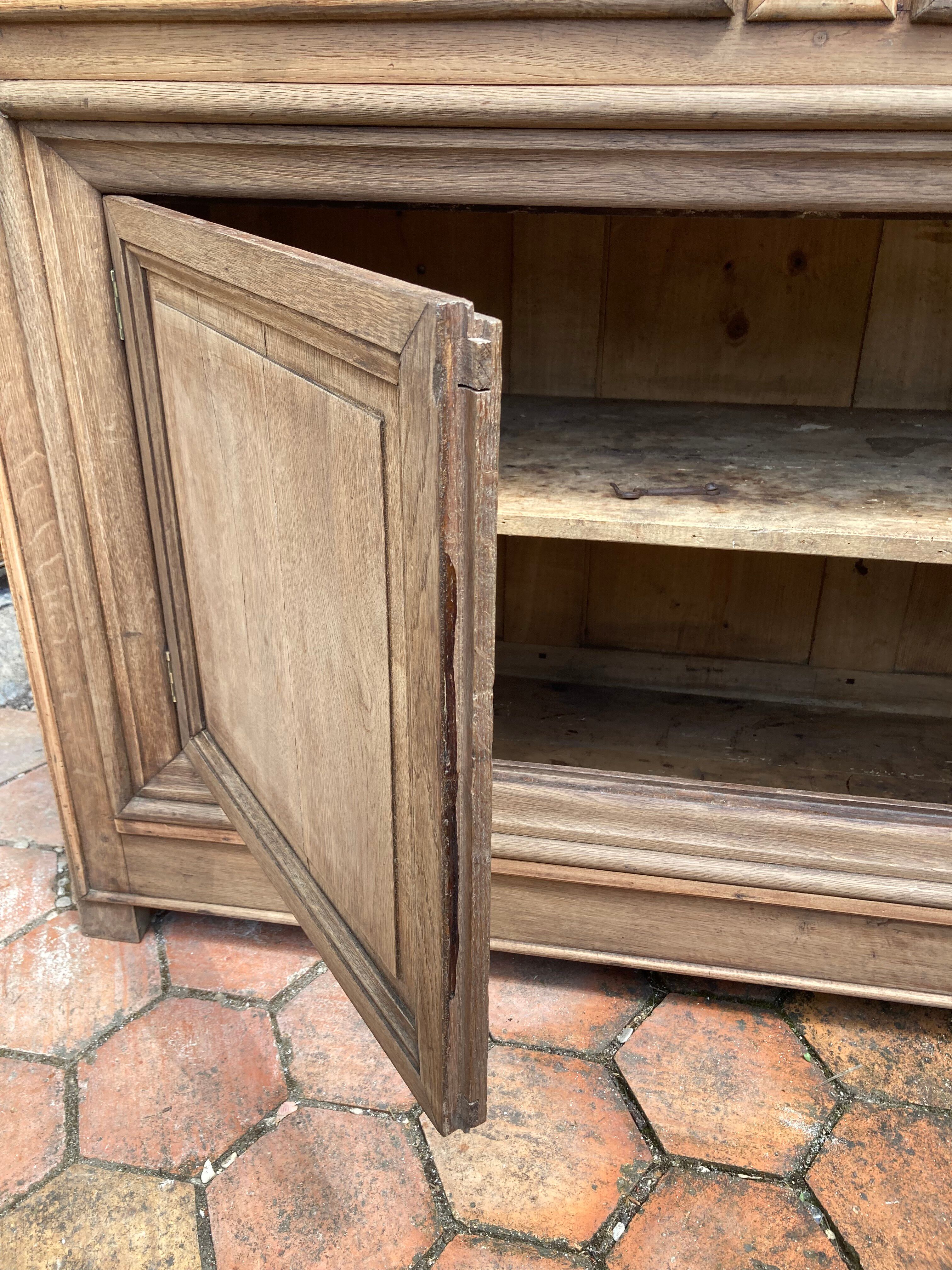 Antique solid wood sideboard