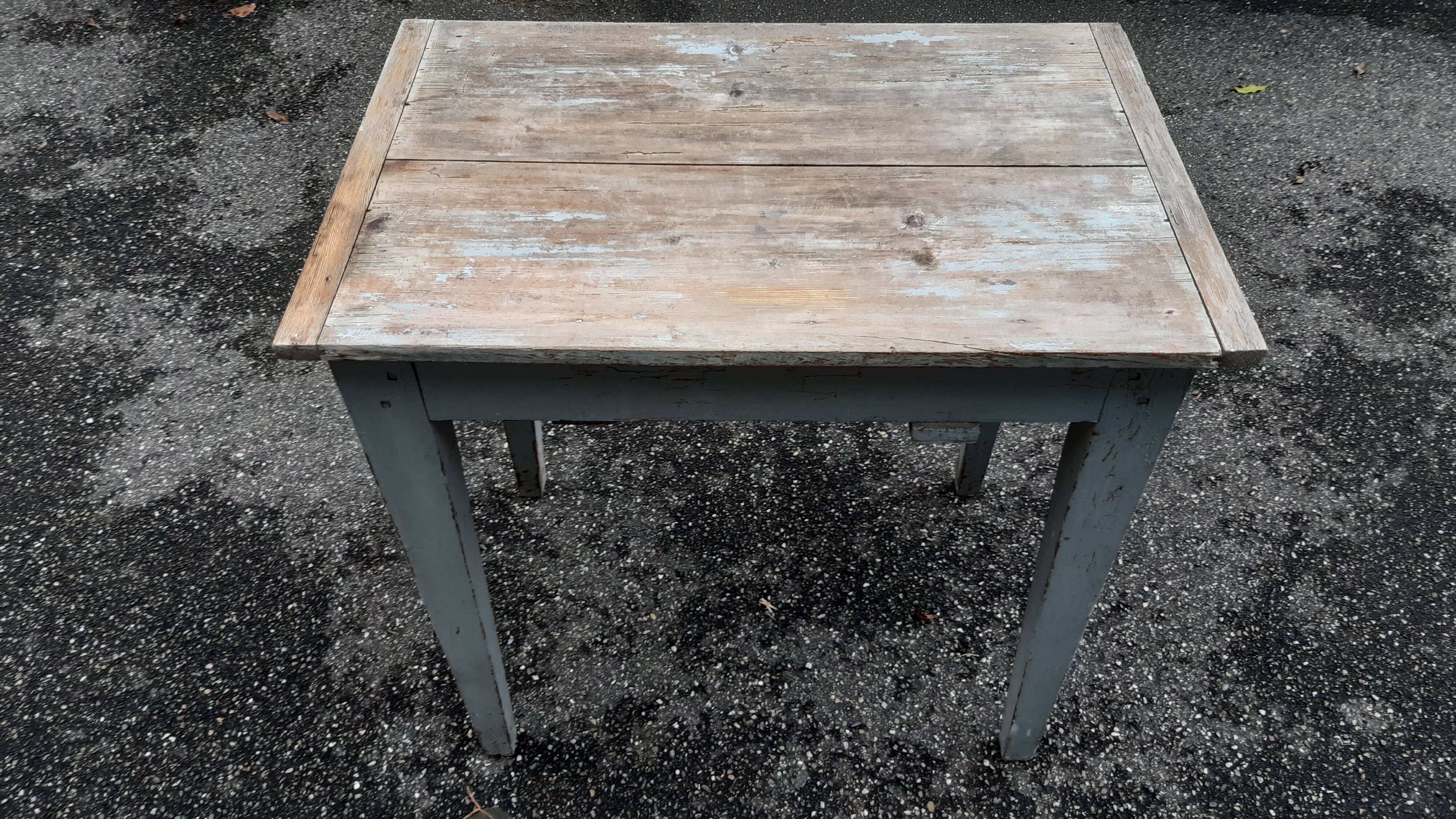Desk in patinated wood, early 20th century