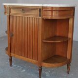 Console to Louis XVI style mahogany scrapers