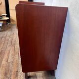 Commode vintage pieds compas poignées scoubidou