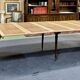 19th-century Louis XVI dining table in Cuban mahogany.