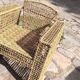 Fauteuil en métal et corde tressée 1980