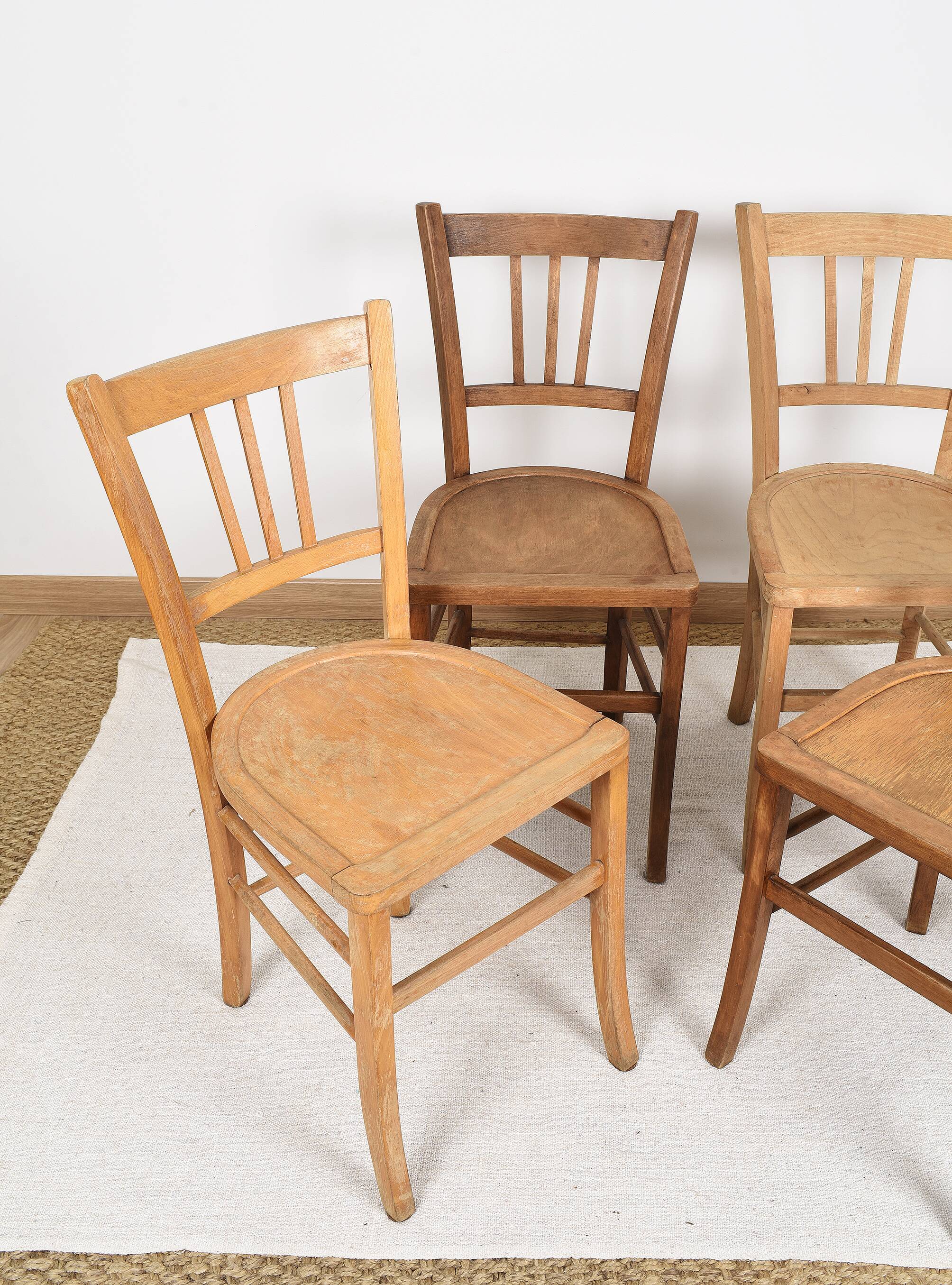 Set of 4 luterma bistro chairs