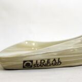 Marbled ceramic soap dish