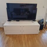 Ligne Roset TV unit, glossy white