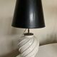 Lampe Emile Tessier en terre vernissée de Malicorne 1960