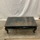 Vintage Japanese-style coffee table in painted lacquered wood