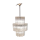 Vintage Murano chandelier, 38 cortex glasses, Italy 1960's