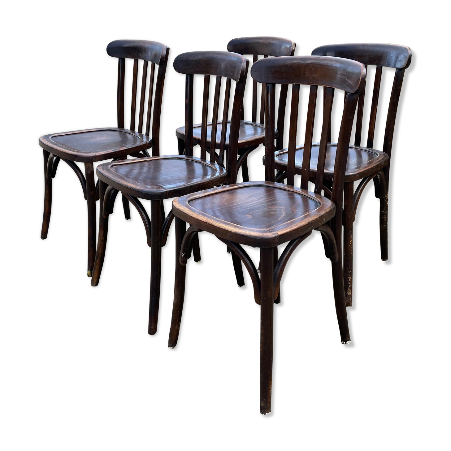 5 bistro chairs