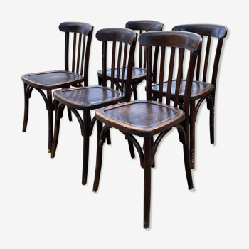 5 bistro chairs