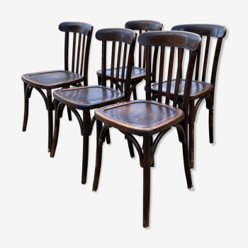 5 chaises bistrot