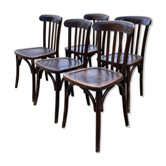 5 bistro chairs