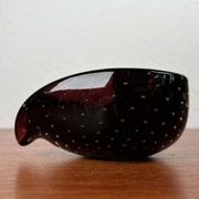 Vintage Italian Bullicante Ashtray in Murano Glass, 1970s