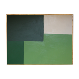 Abstract green "Aesthetic green" 80x65cm