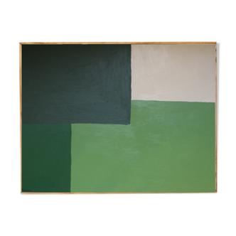 Abstract green "Aesthetic green" 80x65cm