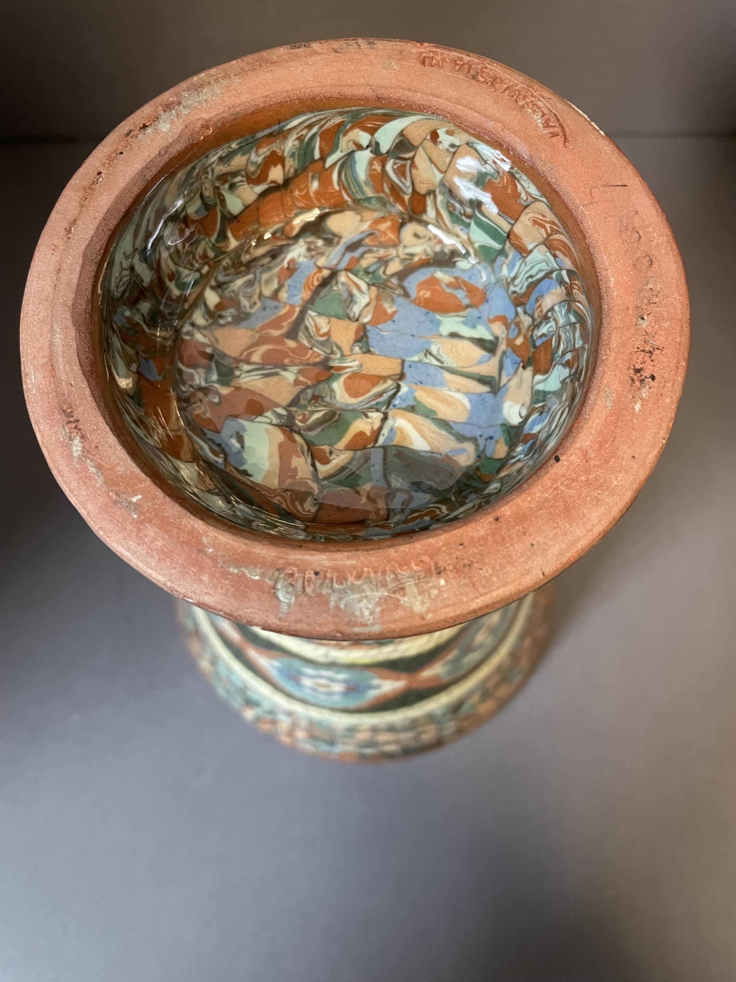 Gerbino Signed Ceramic Vase