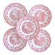 Wedgwood "Woodland" plates, pink English ironstone
