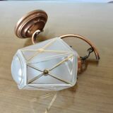 Copper "lantern" wall lamp 1910
