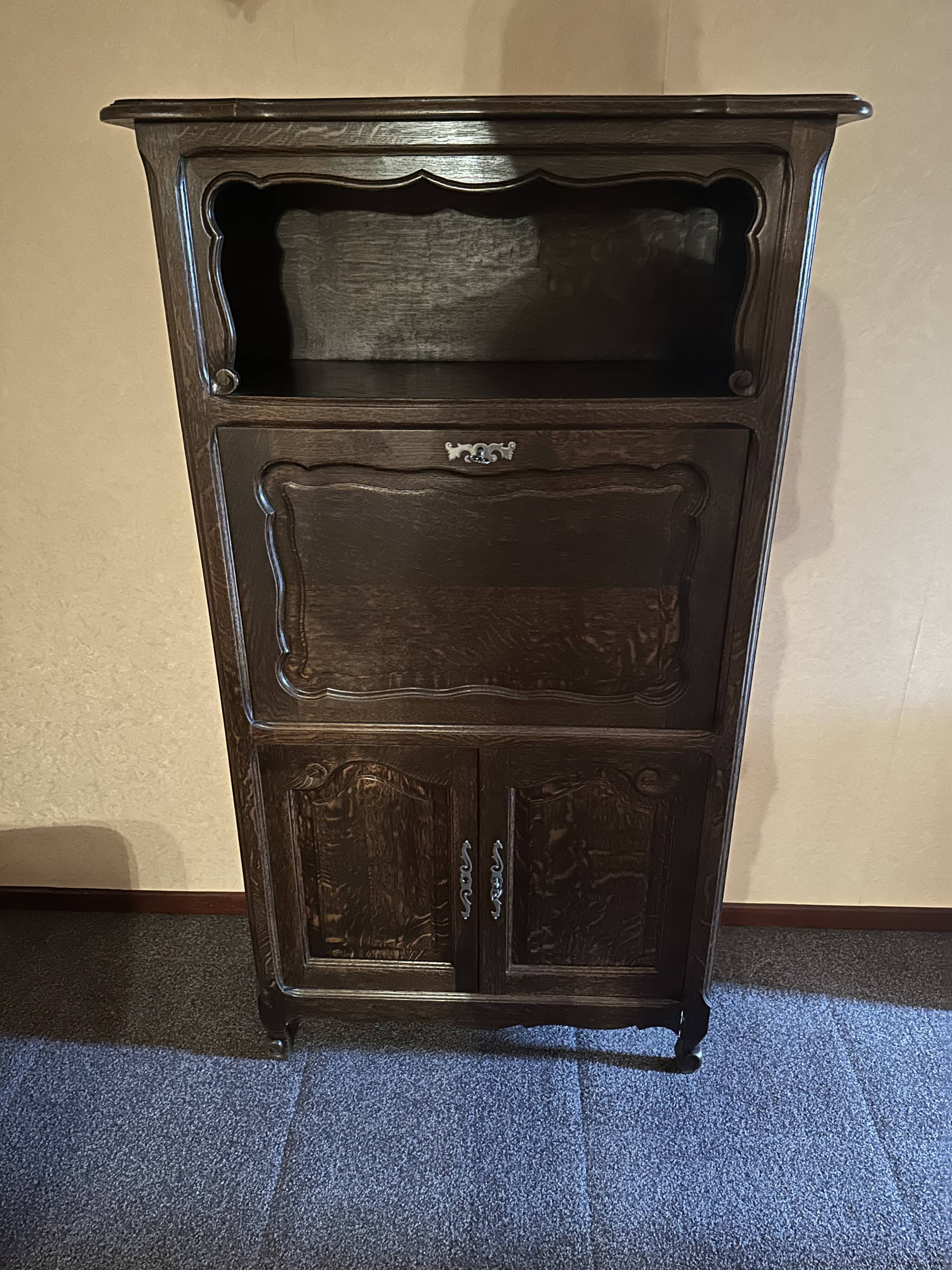 Antique wooden secretary