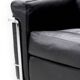 Fauteuil en cuir Lecorbusier LC2