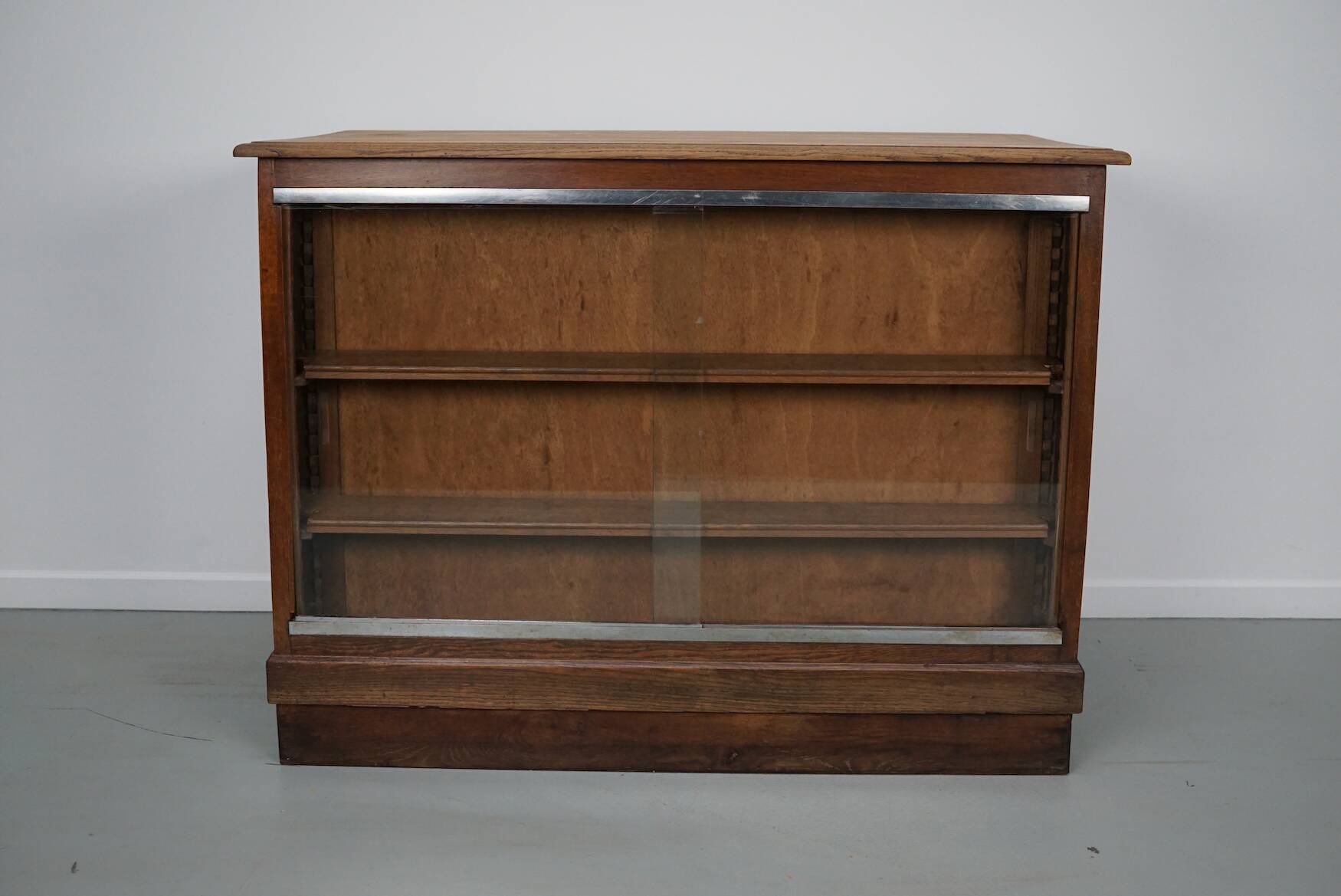 French oak shop counter / desk or kitchen island, 1950s