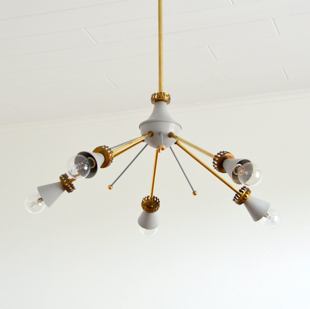 Lustre Spoutnik / Space age / Design Italien 1950s
