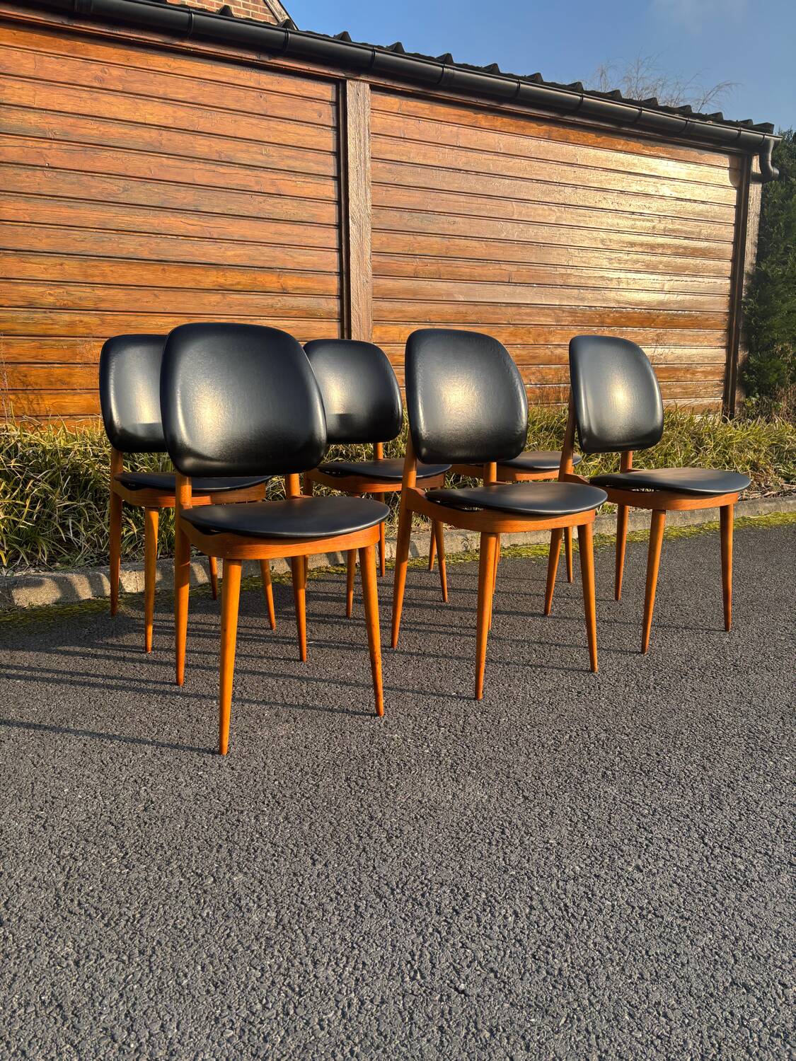 Set of 6 Baumann Pegasus chairs
