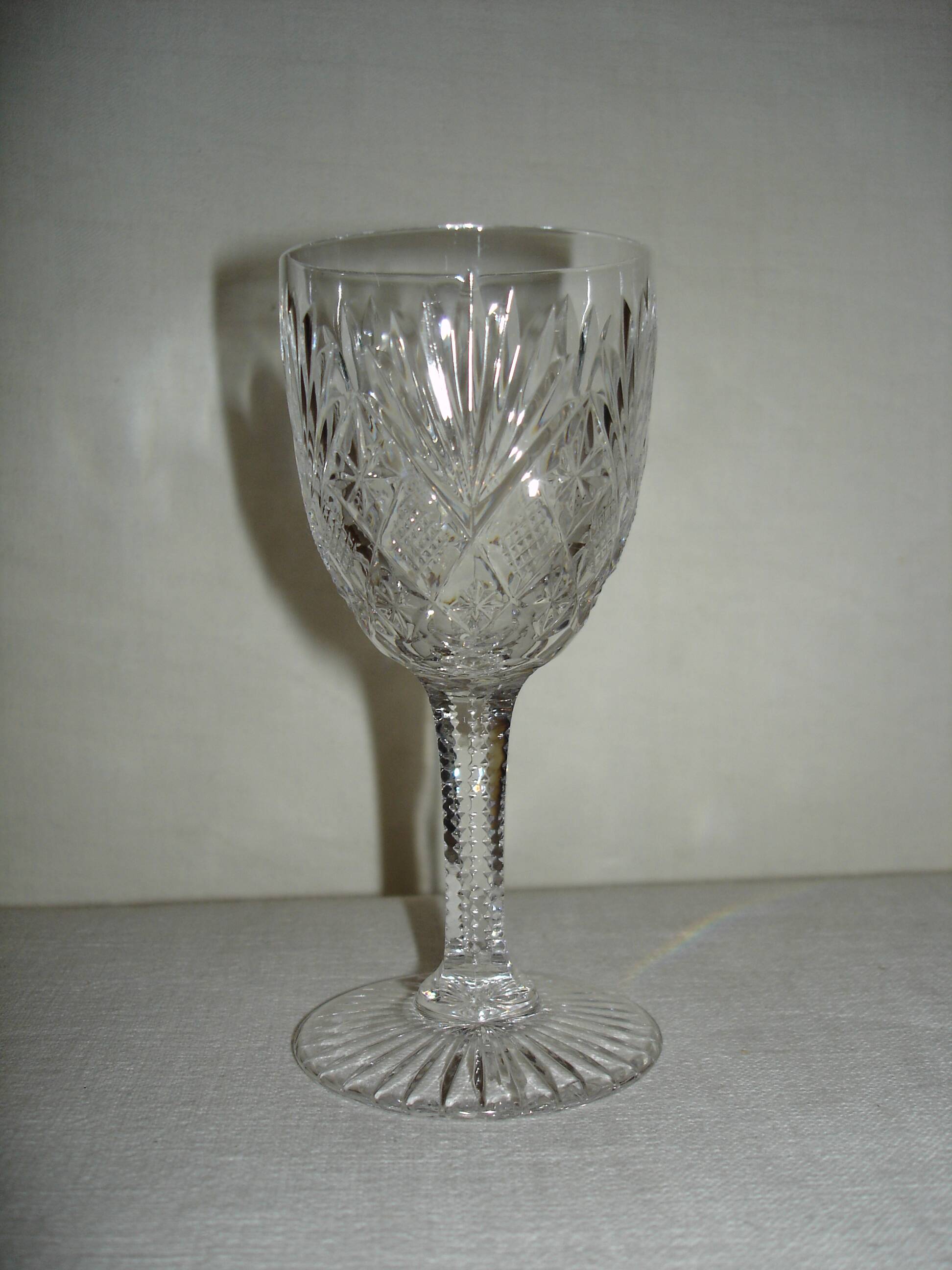 Saint louis gavarni 6 crystal white wine glasses - 12.5 cm