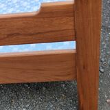 Pair of beds with twin box springs attributed to Maison Regain elm burl