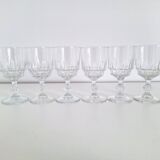 Vintage stemmed aperitif glasses