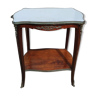 Table à thé acajou et marbre vers 1900
